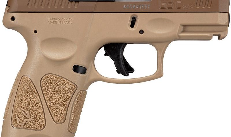 Taurus G3c Coyote Tan 9mm 3.2" Barrel 10-Rounds 3 Mags