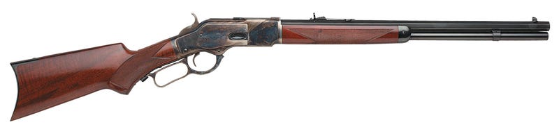 Taylors and Co 1873 Taylor Tuned Walnut .357 Mag 20" Barrel 10-Rounds Buckhorn Rear Sight