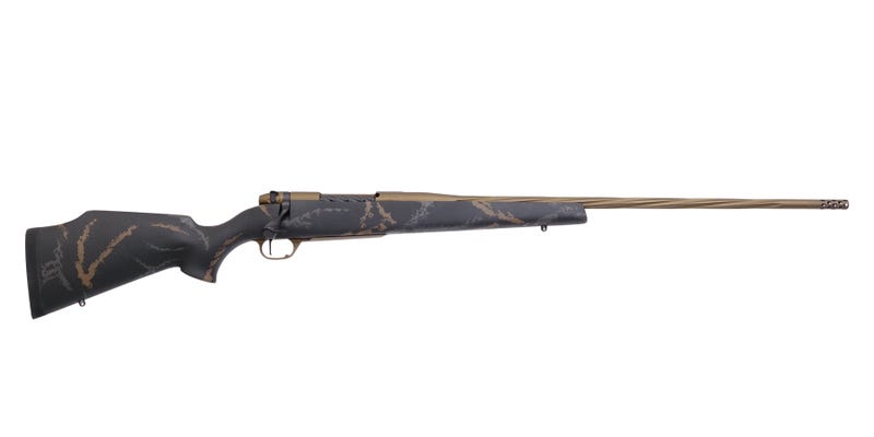 Weatherby Mark V Weathermark LT Green / Flat Dark Earth 6.5 Creedmoor 24" Barrel 4-Rounds