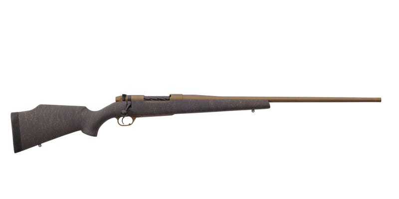 Weatherby Mark V Weathermark Burnt Bronze Cerakote Bolt Action Rifle – 243 Winchester – 22in