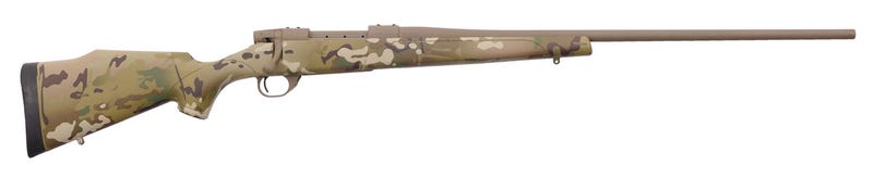 Weatherby Vanguard 257 Wthby Mag 3 Rounds 26" Barrel 3 Rounds MultiCam Fixed Monte Carlo Stock FDE