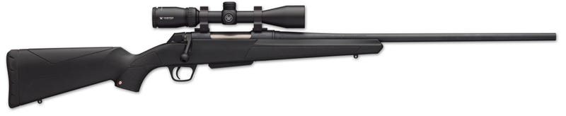 Winchester XPR Vortex Bolt Action Scope Combo Black 7MM-08 22 inch 3rd – Mounted Vortex Crossfire II