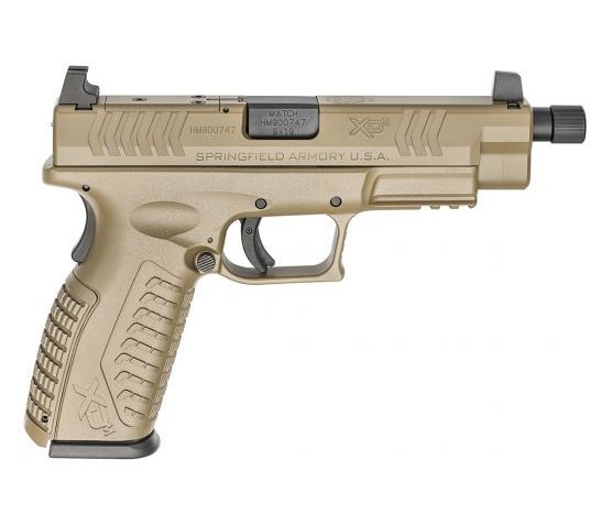 Springfield XDM OSP 9mm Threaded Barrel Pistol, Flat Dark Earth – XDMT9459FHCOSP