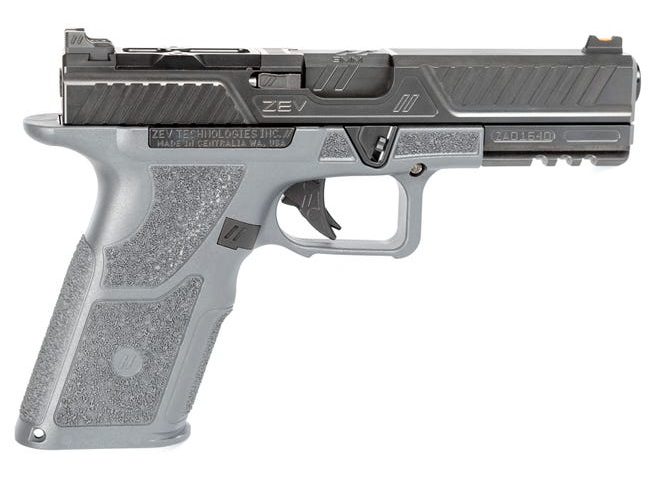 Zev Technologies OZ9 Combat Gray Frame 9mm 4.49" Barrel 10-Rounds 2 Mags