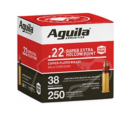 Aguila Standard High Velocity 36 gr HP .22 LR Ammunition 250 Rounds – 1B221103