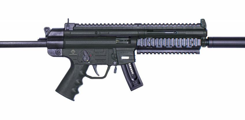 GSG GSG-16 Carbine .22 LR, 16.25" Barrel, Collapsible Stock, OD Green, 10rd