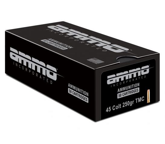 Ammo Inc Signature 250 gr TMC 45 Colt Ammunition, 50 Rounds – 45C250TMC-A50