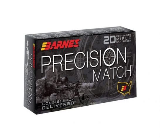 Barnes Precision Match 6.5 Grendel 120 gr OTM-BT 20 Rounds Ammunition – 30831