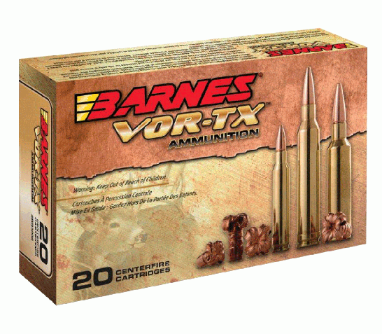 Barnes VOR-TX Rifle 250 gr Tipped TSX BT 450 Bushmaster Ammo, 20/Box