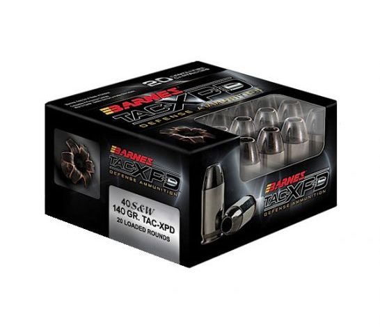 Barnes TAC-XPD 80 gr TAC-XP .380 ACP Ammunition, 20 Rounds – 21552