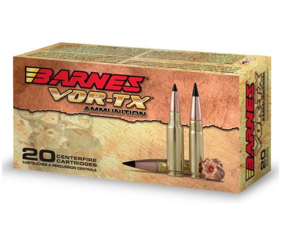 Barnes Bullets VOR-TX Rifle 6.5 Grendel 115 gr TTSX BT 20 Rounds Ammunition – 30829