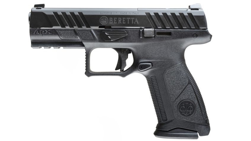 Beretta APX A1 9mm, 4.25" Barrel, Optics Ready, Night Sights, Black, 15rd