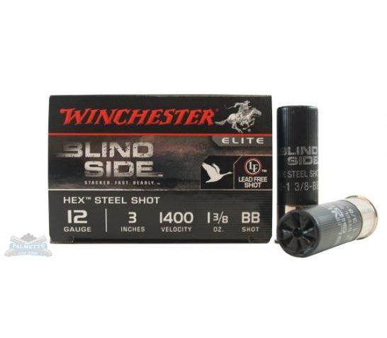 Winchester 12ga 3" BB Blindside Hex Ammunition 25rds – SBS123BB