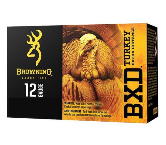 Browning BXD Turkey 3" 1 5/8 oz 5 Shot 12 Gauge Ammunition 10 Rounds – B193911235