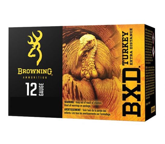 Browning BXD Turkey 3.5" 1 7/8 oz 5 Shot 12 Gauge Ammunition 10 Rounds – B193911245