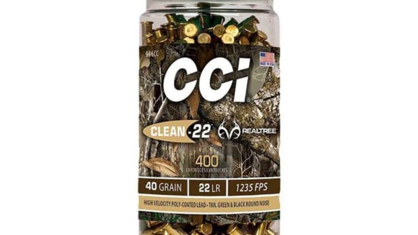 CCI Clean-22 .22 LR, 40gr, Lead Round Nose Poly-Coated, 400rd