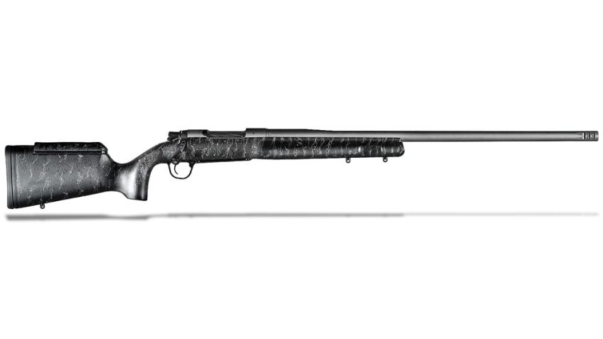 Christensen Arms Mesa Long Range .338 Lapua Mag 27″ 1:9.3 Tungsten Black w/ Gray Webbing Rifle 801-02015-00