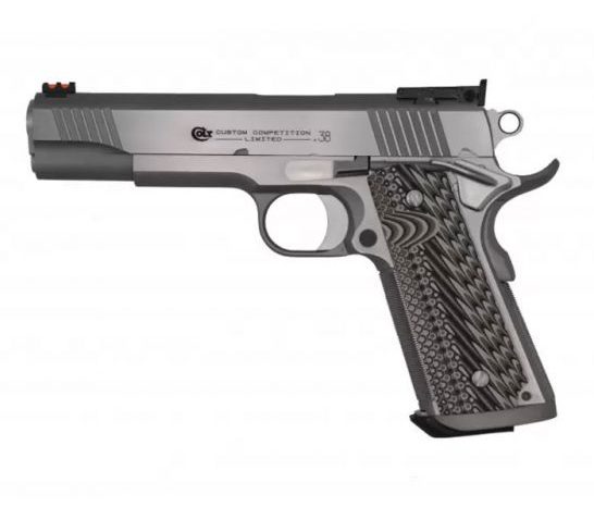 Colt Competition Custom .38 Super Pistol, Stainless – O1073CS