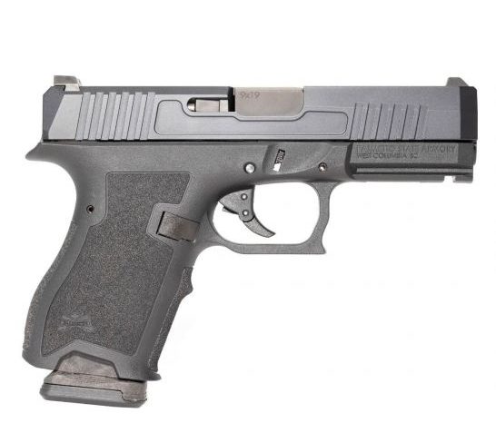 PSA Dagger Compact 9mm Pistol with Extreme Carry Cuts,  Black DLC