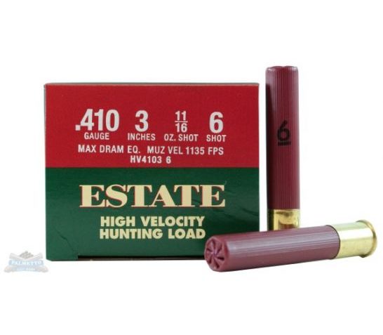 Estate 410ga 3" 11/16oz #6 Shotshell Ammunition 25rds – HV4103 6