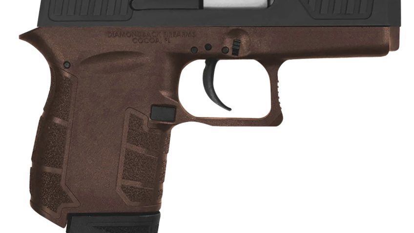 Diamondback DB9 G4 9mm, 3.1" Barrel, 3-Dot Sights, Midnight Bronze, 6rd