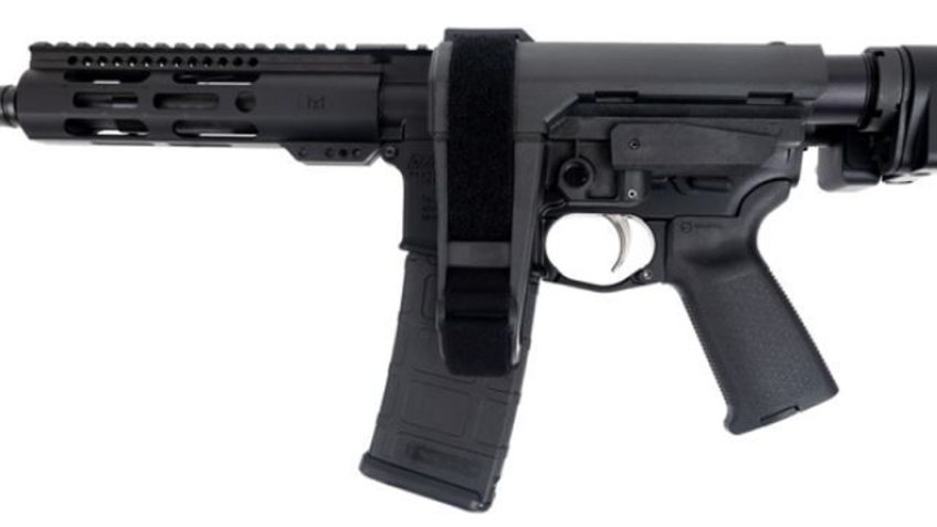 DPMS DP15 5.56/.223, 7.5" Barrel, Side-Folding, SBA3 Brace, Black, 30rd