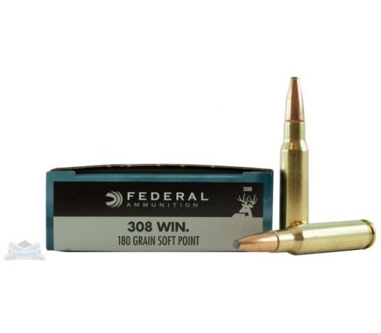 Federal 308 180gr SP Power-Shok 20 Rounds Ammunition – 308B