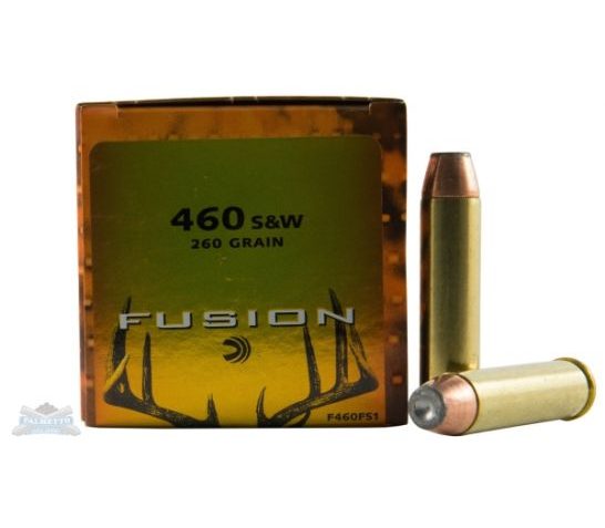 Federal 460 S&W Magnum 260gr Fusion Ammunition 20rds – F460FS1