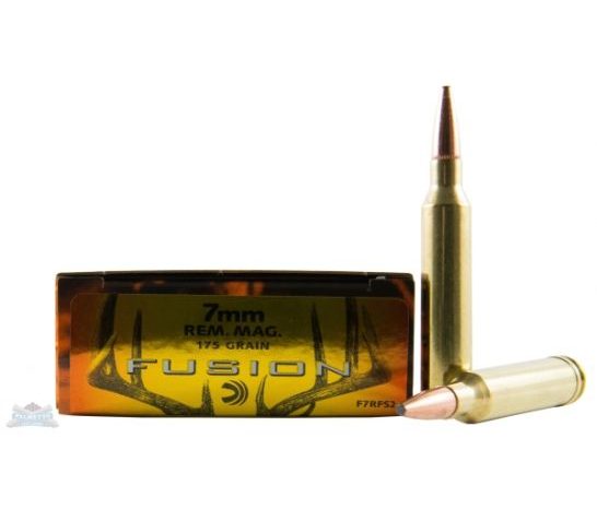 Federal 7mm Remington Magnum 175gr Fusion Ammunition 20rds – F7RFS2