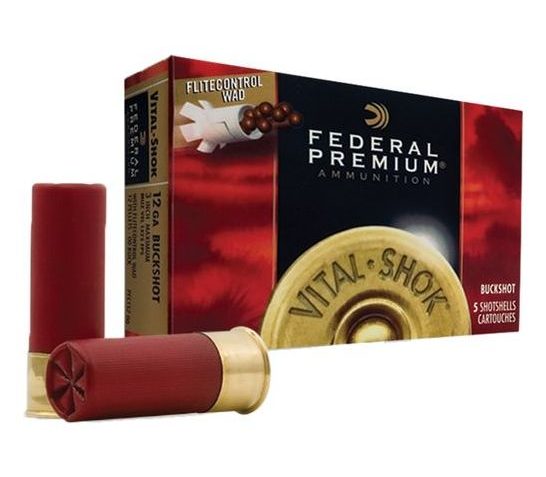 Federal 12ga 2.75" 9 Pellets 00 Buck Vital-Shok w/FC Shotshell Ammunition 5rds – PFC154 00