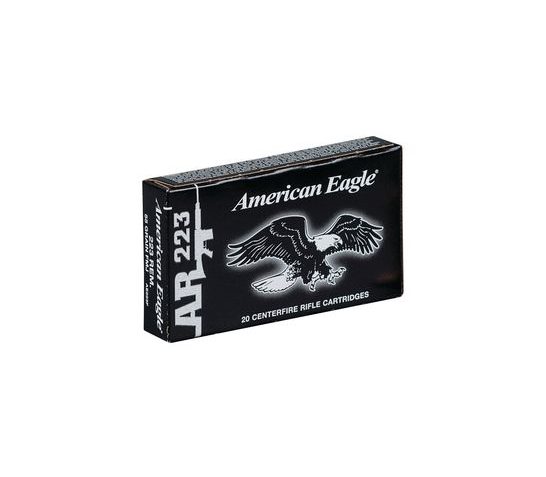 American Eagle .223 Rem 55 gr FMJ 20 Rounds Ammunition – AE223J