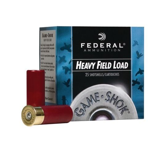 Federal 12ga 2.75" 1-1/8oz #8 "Game-Shok" Hvy Field Lead Shotshell Ammunition 25rds – H123 8