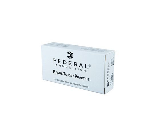 Federal 40 S&W 180gr FMJ Range Training Practice Ammunition 50rds – RTP40180