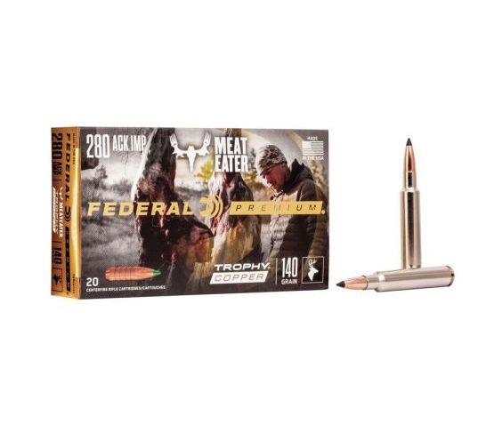 Federal Trophy Copper .280 Ackley Improved 140 gr 20 Rounds Ammunition – P280A1TC1