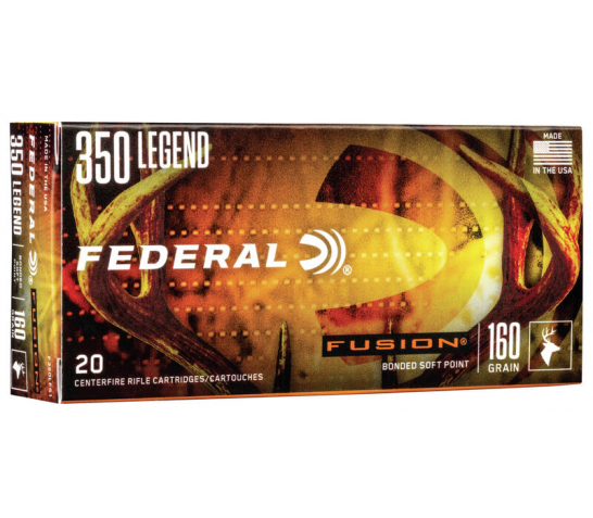 Federal Fusion 160 Grain FSP 350 Legend Ammo 20 rds – F350LFS1