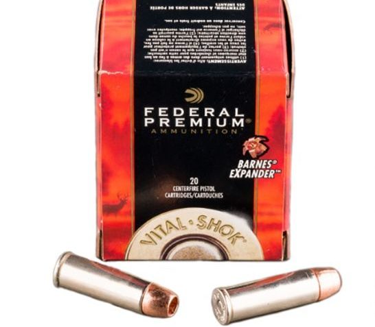 Federal 454 Casull 250gr Barnes Expander Ammunition 20rds – P454XB1