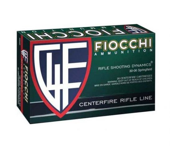 Fiocchi Shooting Dynamics 180 gr PSP 30-06 Springfield Ammunition 20 Rounds – 3006D