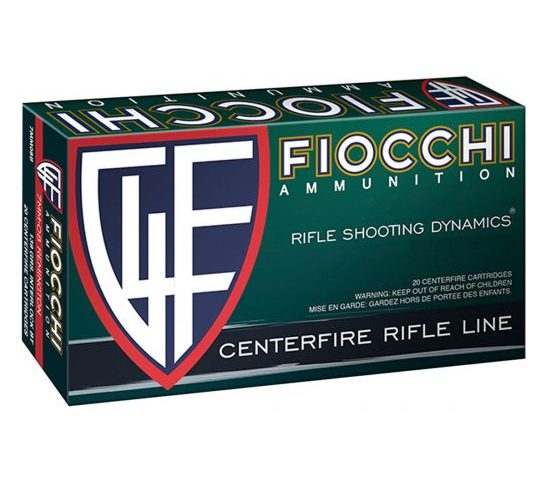 Fiocchi Shooting Dynamics .223 Rem Ammo 55 Grain FMJ, 50 rds/box – 223A