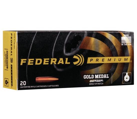 Federal Premium Gold Medal 215 gr Berger Hybrid .300 Win Mag Ammo, 20/box – GM300WMBH1