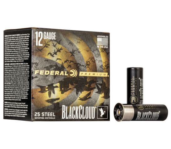 Federal Black Cloud 12 Gauge Ammo 3" BB, 25rds – PWBX142BB