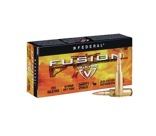 Federal Fusion .224 Valkyrie 90gr Ammunition, 20 Rds – F224VLKMSR1