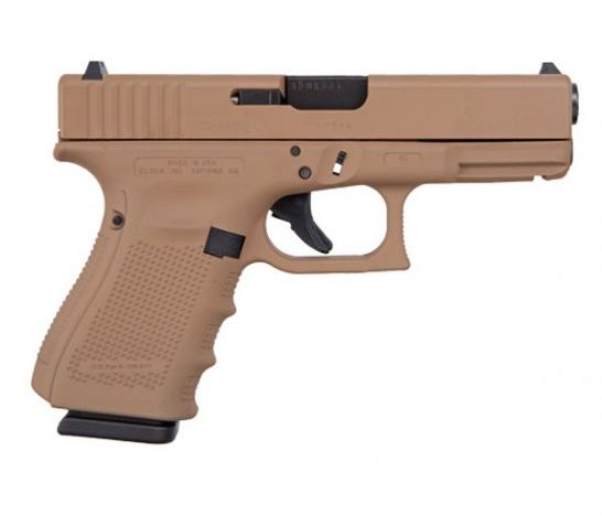 Glock 19 Gen 4 9mm Pistol, Dark Earth – ACG-00826