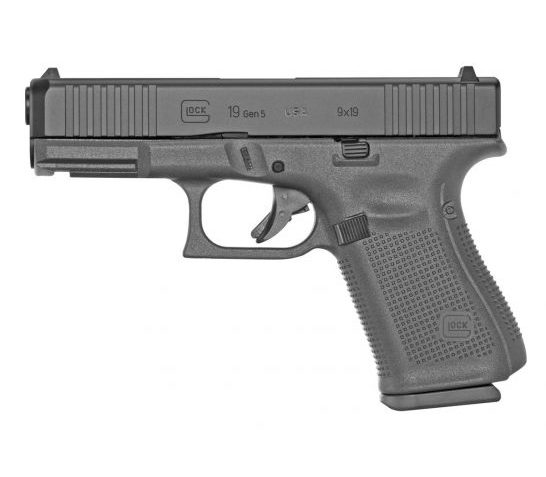 Glock 19 Gen 5 FS 9mm Pistol, Black – UA195S203