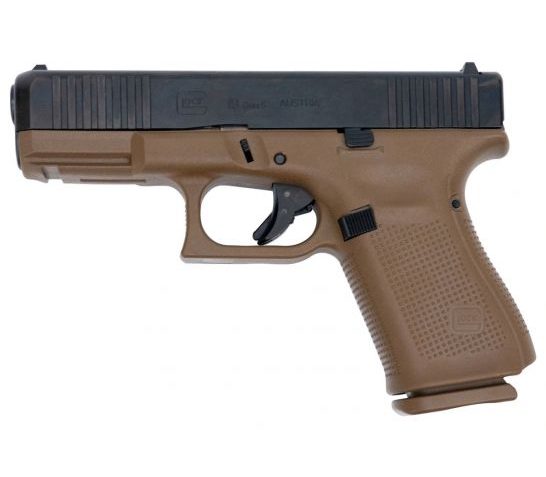 Glock 19 Gen 5 FS 9mm Pistol, Black/FDE – PA195S203DE