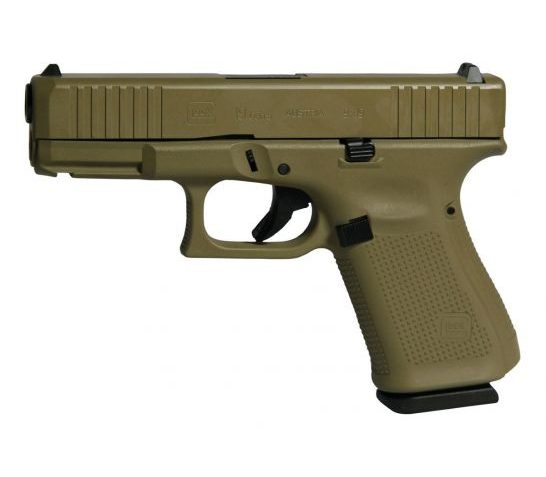 Glock 19 Gen 5 FS 9mm Pistol, Flat Dark Earth – PA195S203FDE