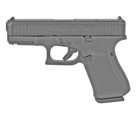 Glock 19 Gen 5 FS MOS 9mm Pistol, Black – UA195S203MOS