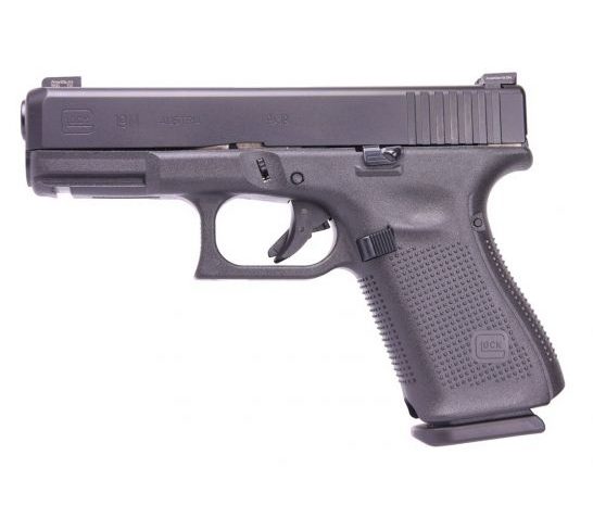 Glock 19 Gen 5 9mm Pistol With Ameriglo Agent Sights, Black – GLPM1950333