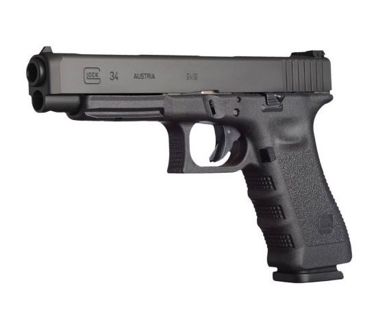 Glock 34 Gen 3 9mm Pistol, Black – UI3430103