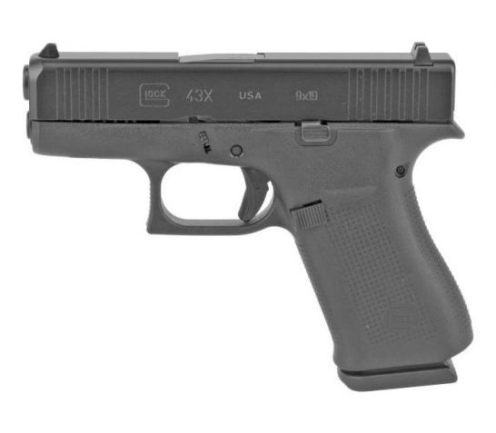 Glock 43X FS Slimline 9mm Pistol, Black – UX4350201