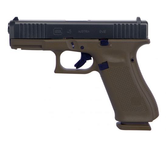 Glock 45 Gen 5 FS 9mm Pistol, FDE/Black – PA455S203DE